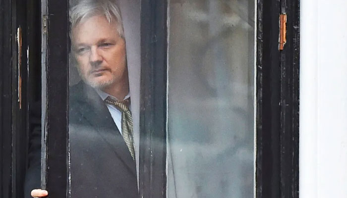 Australian Editor Julian Assange can be seen in this image. — AFP/File