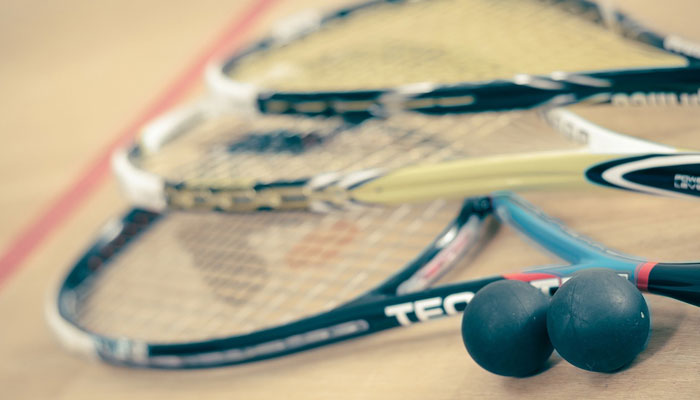 A representational image of the Squash rackets and two balls. — Pixabay