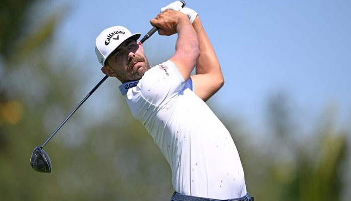 Erik van Rooyen of South Africa plays his shot from the third tee during the first round of the Mexico Open. — AFP/File