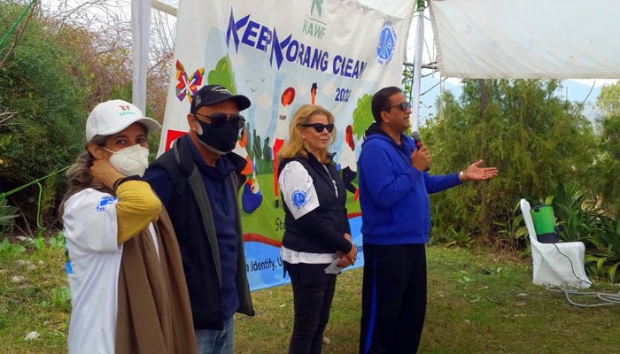 This image shows the participants in the Keep Korang Clean activity. — KKAWF Website