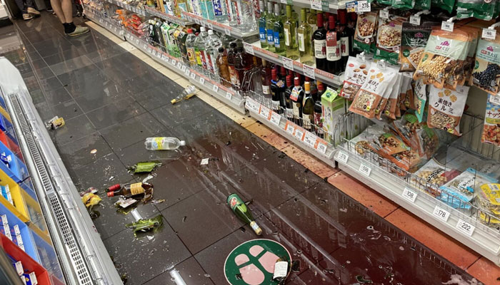 A Convenience store in Japan can be seen in messy condition. — AFP/File