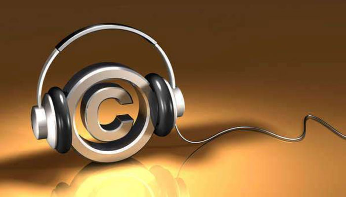Representational image of copyright on audio. — Copyright laws