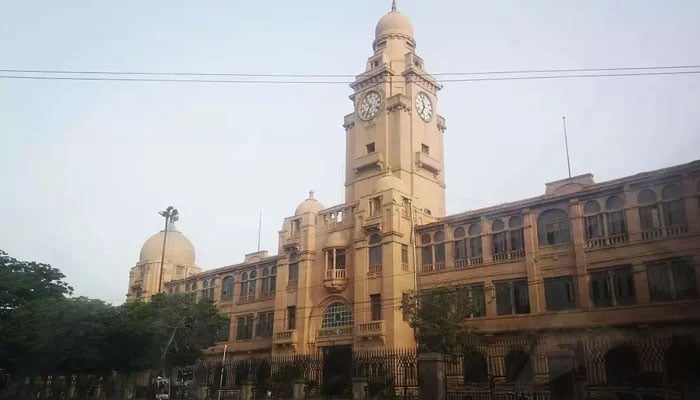 Karachi Metropolitan Corporation (KMC) building in Karachi. — Facebook/Karachi Metropolitan Corporation