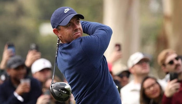 Rory McIlroy can be seen while playing. — AFP/File