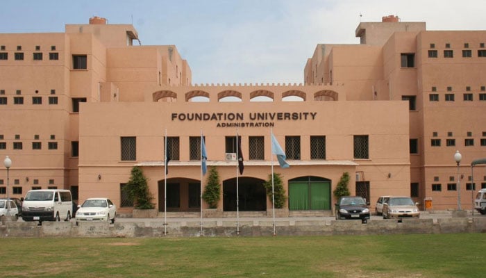 The Foundation University can be seen in this image. — Facebook/Foundation University Islamabad (FUI)