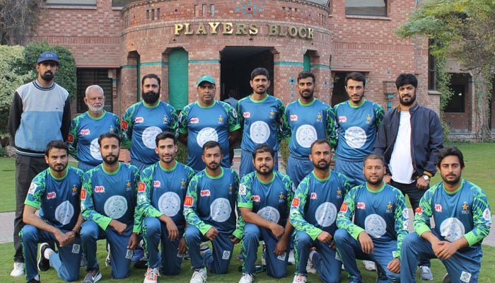 Pakistans deaf cricket team poses for a group photo. — Facebook/PDCA Pakistan/File