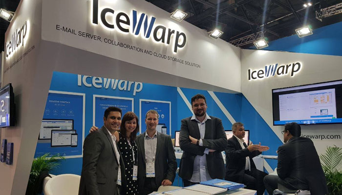 A representational image showing  IceWarp stall at GITEX in Dubai. — Facebook/IceWarpInc/File