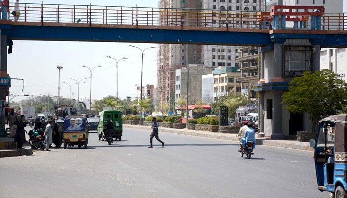 View of a road in Karachi on May 1, 2024. — PPI