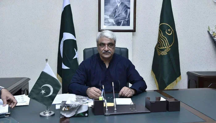 Provincial Health Minister Khawaja Salman Rafique chairs a meeting on March 13, 2024. — Facebook/Khawaja Salman Rafique