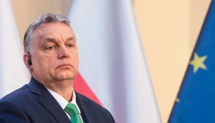 Viktor Orban at a press conference in March. — AFP/File