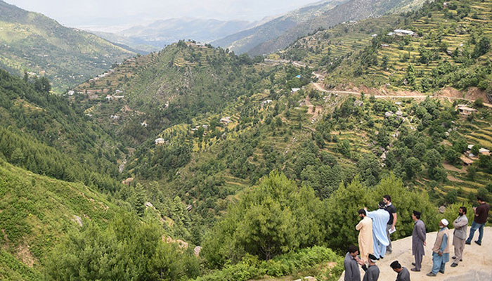 The Swat Valley forests in northern Pakistan are seen in this picture. — AFP/File