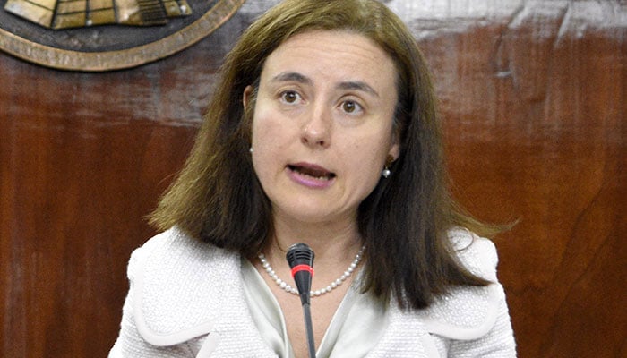 IMF’s Resident Chief in Pakistan Esther Perez Ruiz seen in this undated photo. — elperiodico.com.gt