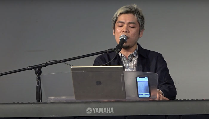 Japanese singer Kenta Shojis musical performance at ZABIST. —  Screengrab/YouTube/szabistuniversity/File