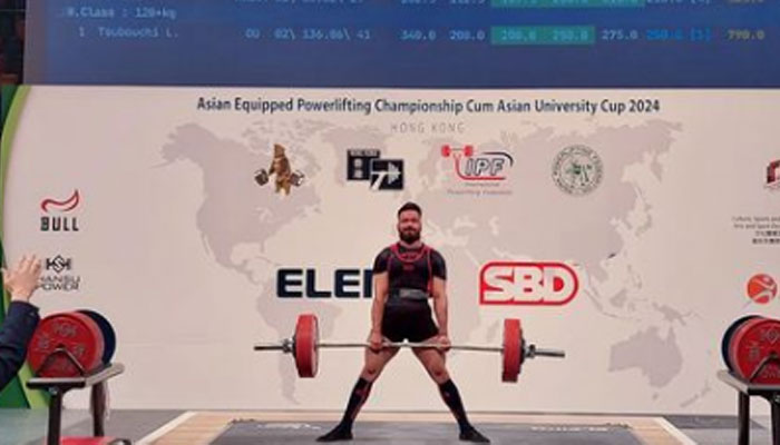 A picture from Asian Powerlifting championship.— Instagram/@asian.powerlifting.federation/File
