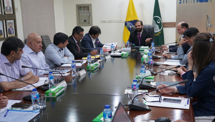 PIEDMC Chairman Javed Iqbal presided the 164th meeting of the companys Board of Directors on May 15, 2024. — Facebook/Punjab Industrial Estates Development & Management Company