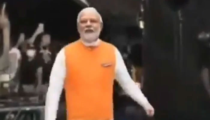 Indian Prime Minister Narendra Modi can be seen dancing in AI generated video. — X@Atheist_Krishna