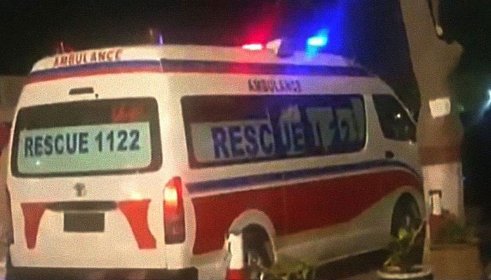 The Rescue 1122 ambulance. — APP File