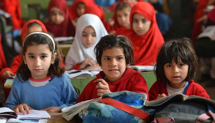 A representational image of children attending a class at school. — AFP/File