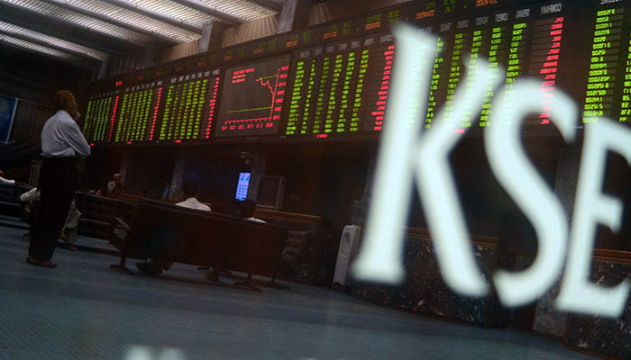 KSE-100 index of the PSX seen in this undated photo. — Profit/file