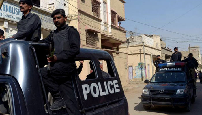 A representational image of a police convoy on patrolling. — AFP/File