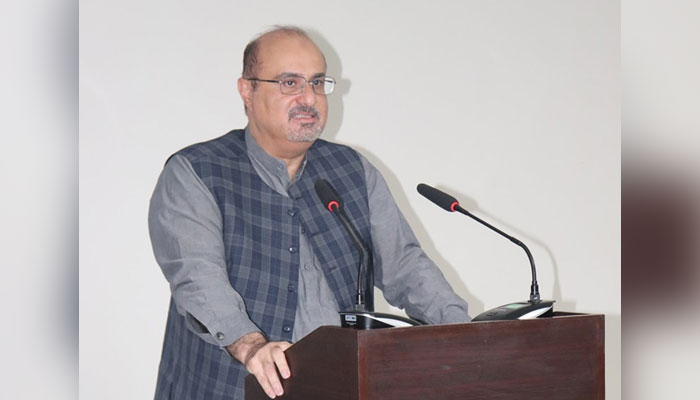 Yasir Khan Niazi, President of the Federal Chapter of (PAMI) and CEO of (IMDC) speaks during an event on May 13, 2024. — Facebook/Islamabad Medical & Dental College