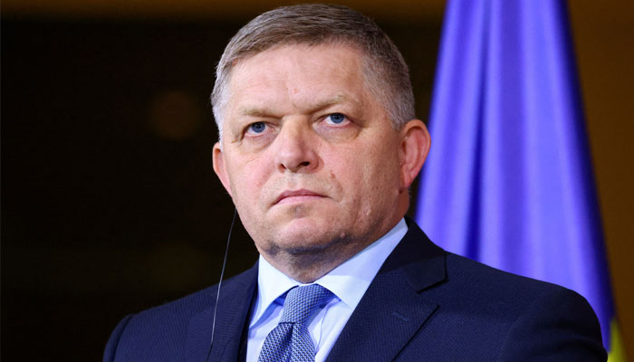 Slovakias Prime Minister Robert Fico looks on during a press conference with German Chancellor Olaf Scholz in Berlin, Germany, January 24, 2024. — Reuters