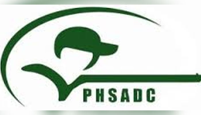 This image shows the logo of the Pakistan Hunting and Sporting Arms Development Company (PHSADC). — Ministry of Industries & Production (MoI&P)/File