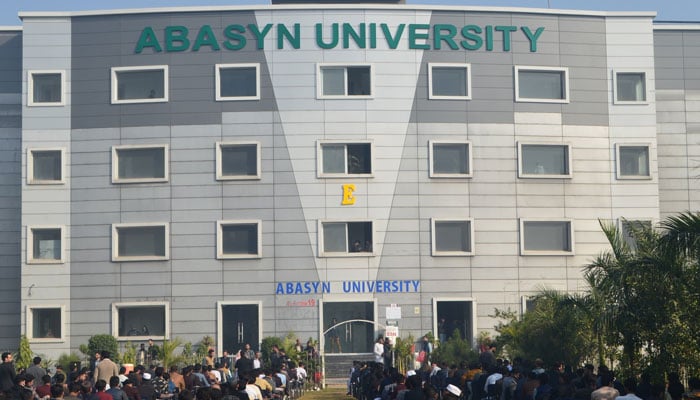 The Abasyn University Peshawar building is seen in this image on November 24, 2023. — Facebook/Abasyn University