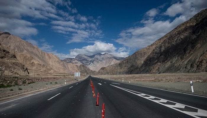 A representational image of a highway in a mountainous region. — AFP/File