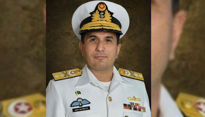 Rear Admiral Amir Mahmood seen in this undated photo. — DGPR/file