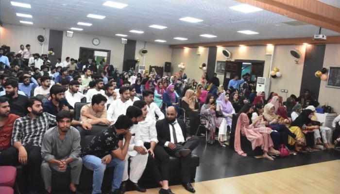 Participants attend an event celebrating the 74th Chartered Management Accountants Day 2024 at ICMA Lahore on May 24, 2024. — Screengrab via Facebook/icmap.lhr