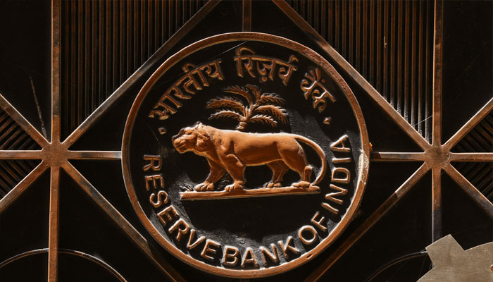 A Reserve Bank of India (RBI) logo is seen inside its headquarters in Mumbai, India, April 6, 2023. —Reuters