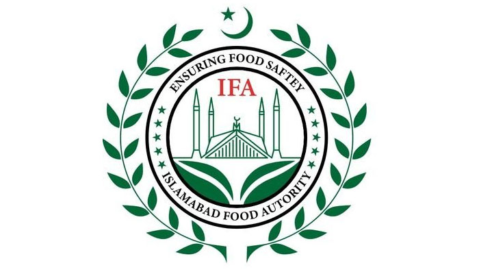 The logo of the Islamabad Food Authority (IFA). — X/@ifaislamabad/File