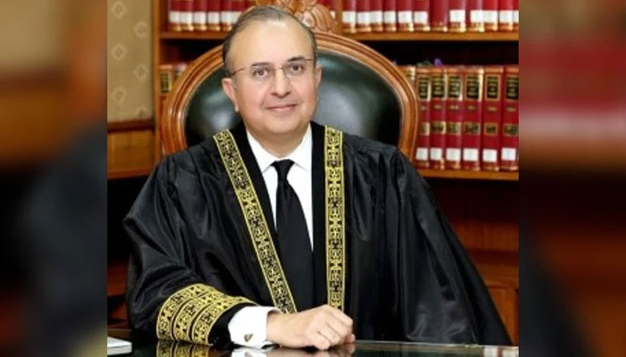 Senior Supreme Court judge Justice Mansoor Ali Shah. — SC website/File