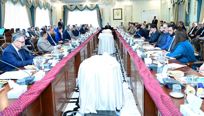 Prime Minister Shehbaz Sharif chairs the 10th Apex Committee meeting of the Special Investment and Facilitation Council (SIFC) In Islamabad on May 25, 2024. — PID