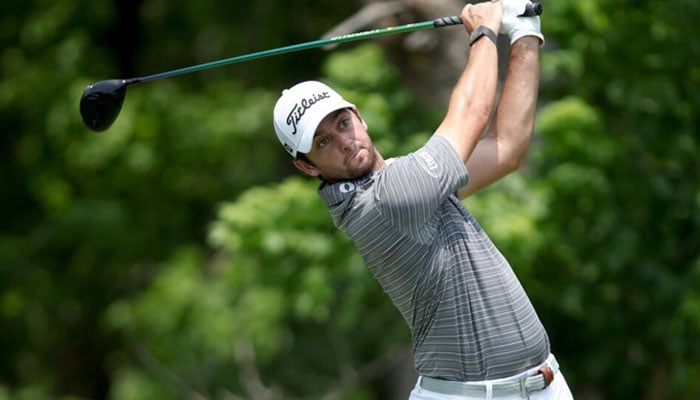American golfer Davis Riley plays a shot during a match. — AFP/file