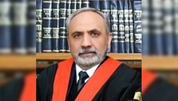 Chief Justice of Peshawar High Court Justice Ishtiaq Ibrahim. — PHC website/File