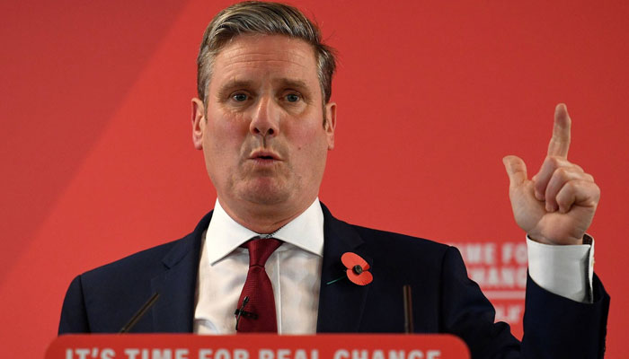 Labour Party leader Keir Starmer speaks about Brexit during a Labour Party event in Harlow, London. — AFP/File