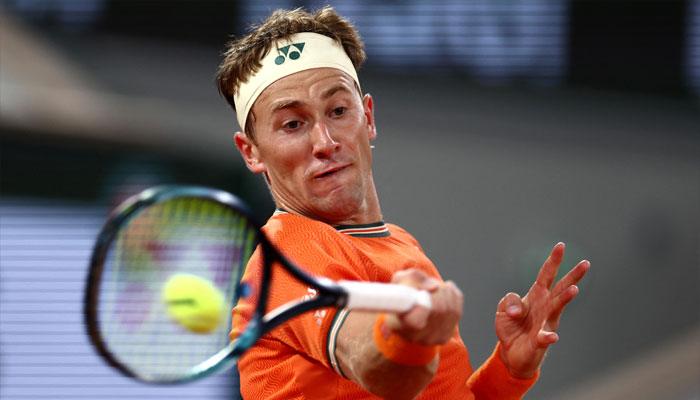 Norways Casper Ruud in action during his first round match against Brazils Felipe Meligeni Alves.— Reuters/file