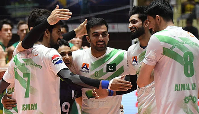 Pakistan Volleyball Team seen in this undated photo - Facebook/PVF/file