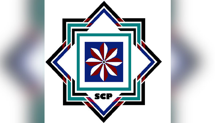 This image shows the logo of the Society of Asian Civilization Pakistan (SACP). — Facebook/Society Of Asian Civilizations Pakistan/File