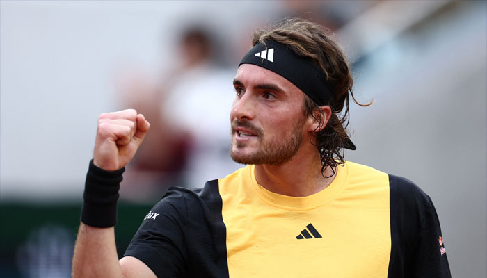 Greeces Stefanos Tsitsipas reacts during his second round match against Germanys Daniel Altmaier. —Reuters/File