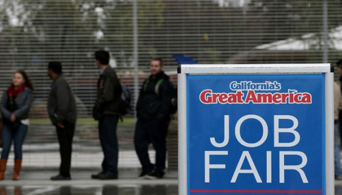 People queue up for a job interivew in this undated image.— AFP/file