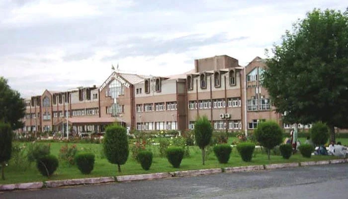 Ayub Medical Teaching Institution (AMTI) Abbottabad building can be seen. — AMTI Website/File