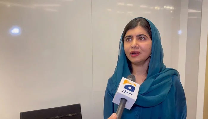 Nobel Peace Prize winner Malala Yousafzai — The News/Murtaza Ali Shah/File