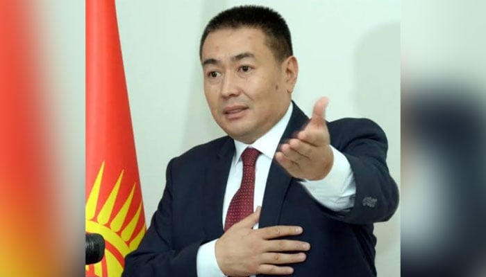 Ambassador of Kyrgyzstan to Pakistan, Ulanbek Totuiaev addresses an event. — APP/File