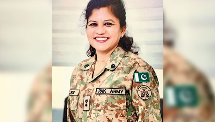 Brigadier Helen Mary Roberts from Pakistan Armys Medical Corps. — The News/Muhammad Anis/Flie