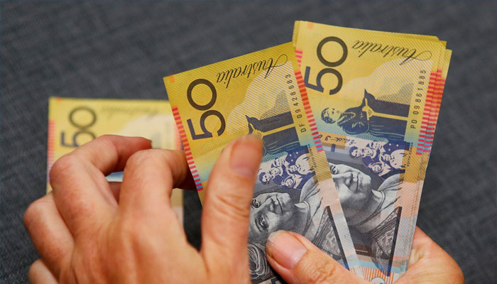 Australian dollars are seen in an illustration photo February 8, 2018. — Reuters