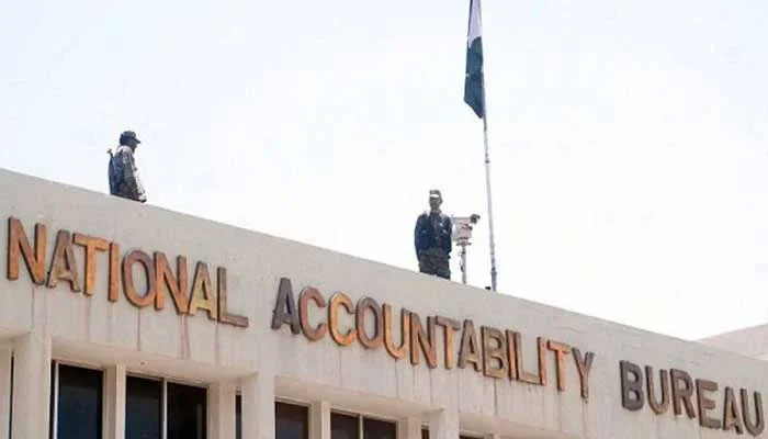 An undated image of the National Accountability Bureau (NAB) building can be seen. — Online/File