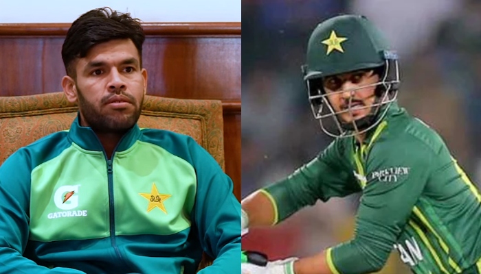 Pakistani batters Usman Khan (left) and Saim Ayub. — PCB/File